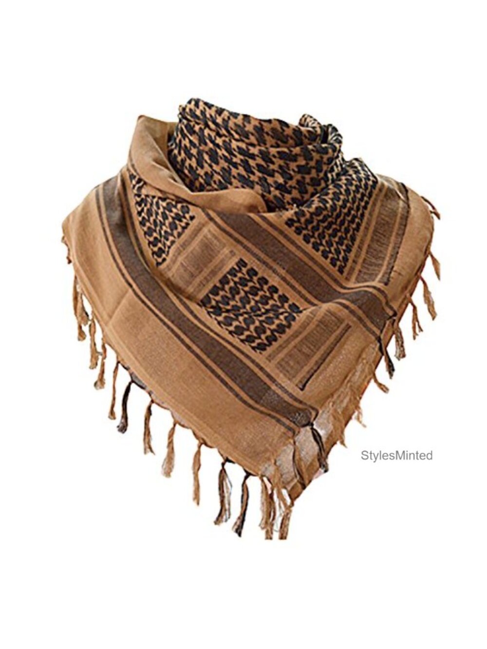 Military Shemagh Tactical Desert Scarf 100% Cotton Keffiyeh Men's